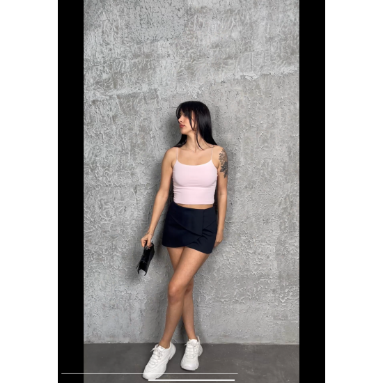 Alda Pembe İp Askılı Kısa Crop