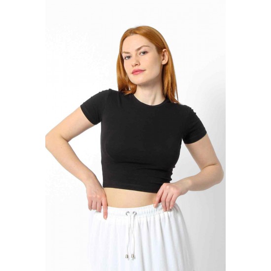 Streç Crop T-shirt