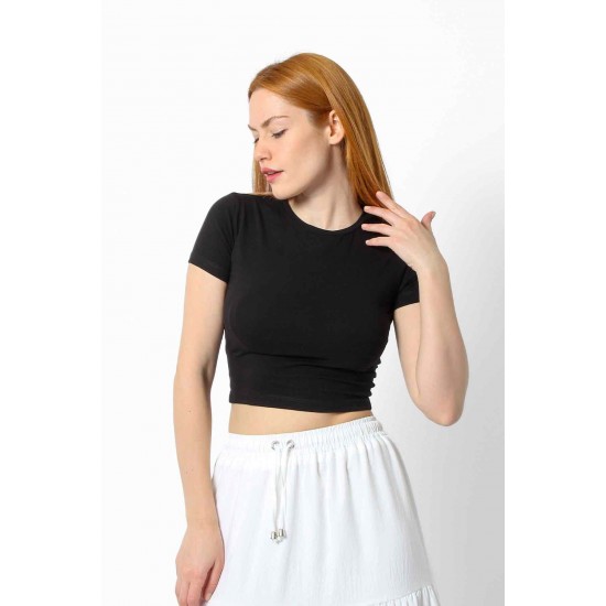 Streç Crop T-shirt