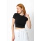 Streç Crop T-shirt