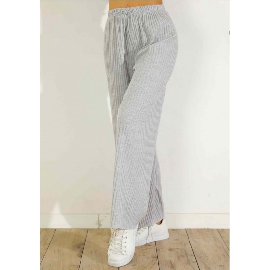 Beli Lastikli Geniş Paça Pantolon