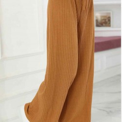 Beli Lastikli Geniş Paça Pantolon