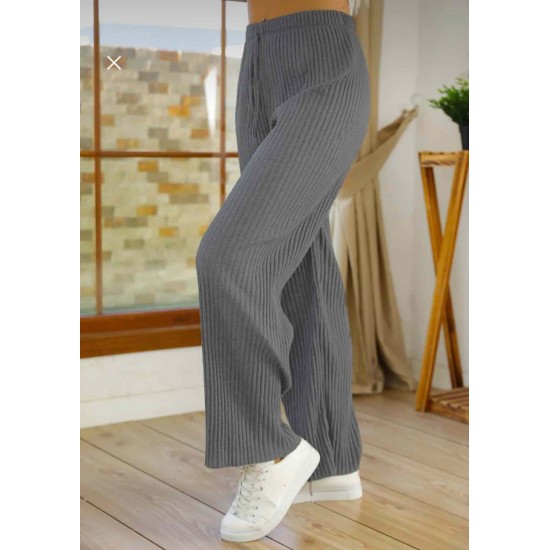 Beli Lastikli Geniş Paça Pantolon