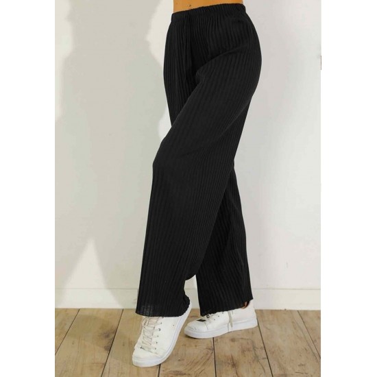 Beli Lastikli Geniş Paça Pantolon